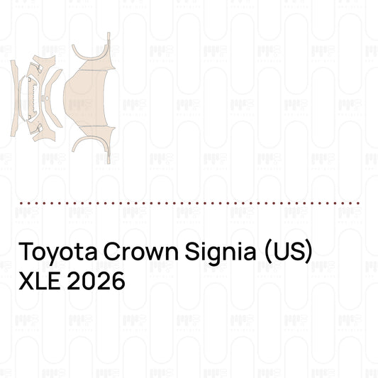 Pre-Cut PPF Toyota Crown Signia (US) XLE 2026