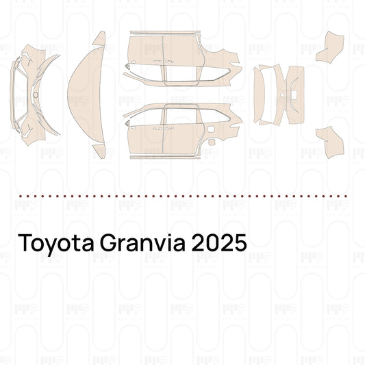 Pre-Cut PPF Toyota Granvia 2025