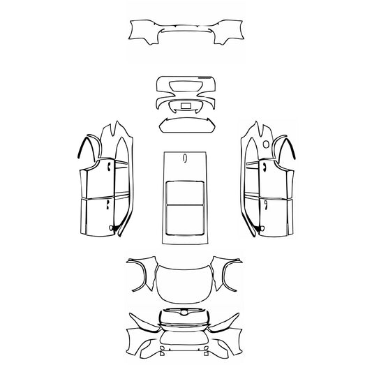 Pre-Cut PPF Toyota Highlander (US) Limited 2023 - PPF-Kits