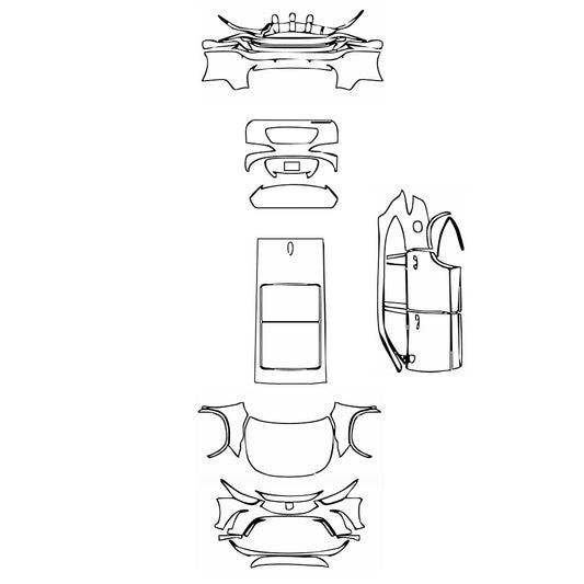 Pre-Cut PPF Toyota Highlander (US) XSE 2025 - PPF-Kits