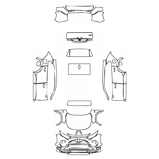 Pre-Cut PPF Toyota RAV4 Prime (US) SE 2022 - PPF-Kits