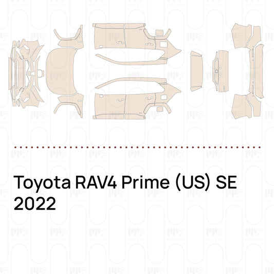 Pre-Cut PPF Toyota RAV4 Prime (US) SE 2022
