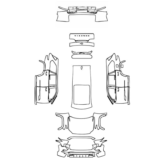 Pre-Cut PPF Toyota Sequoia Capstone 2025