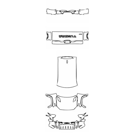 Pre-Cut PPF Toyota Tundra CrewMax Capstone 2025 - PPF-Kits