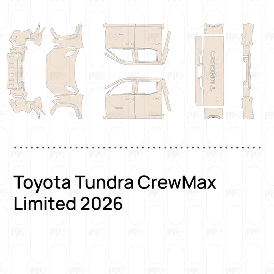 Pre-Cut PPF Toyota Tundra CrewMax Limited 2026