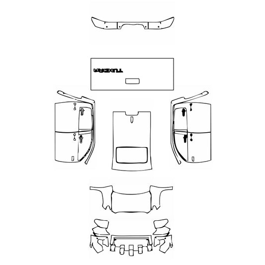 Pre-Cut PPF Toyota Tundra CrewMax Platinum 2021 - PPF-Kits