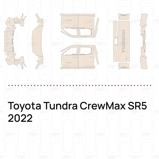 Pre-Cut PPF Toyota Tundra CrewMax SR5 2022