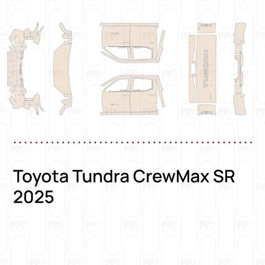 Pre-Cut PPF Toyota Tundra CrewMax SR 2025