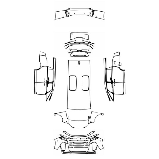 Pre-Cut PPF Toyota Vellfire 2024 - PPF-Kits