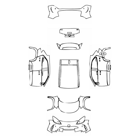 Pre-Cut PPF Toyota Yaris Cross Design 2022 - PPF-Kits