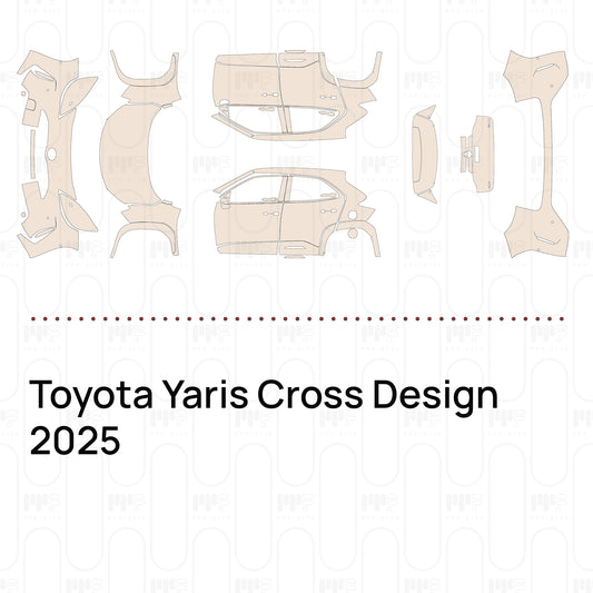 Pre-Cut PPF Toyota Yaris Cross Design 2025