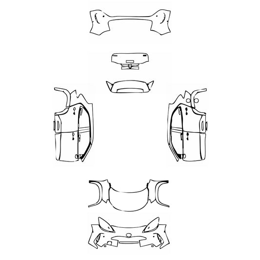 Pre-Cut PPF Toyota Yaris Cross GR SPORT 2025 - PPF-Kits