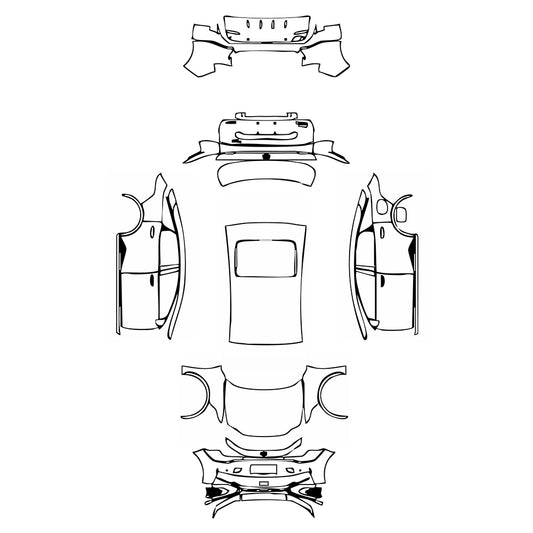 Pre-Cut PPF Toyota bZ3 2024 - PPF-Kits