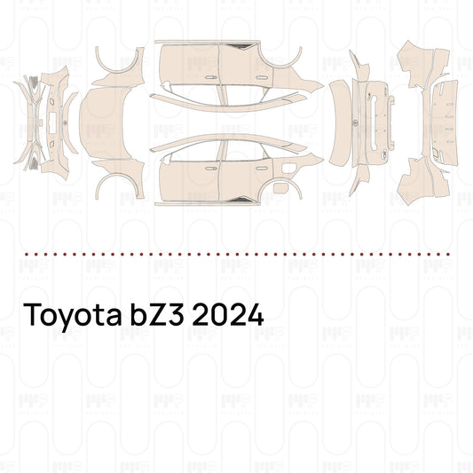 Pre-Cut PPF Toyota bZ3 2024