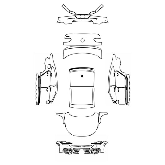 Pre-Cut PPF Volkswagen Arteon Sedan R-Line 2018 - PPF-Kits