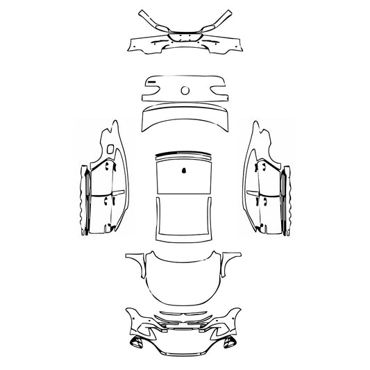 Pre-Cut PPF Volkswagen Arteon Sedan R-Line 2022 - PPF-Kits