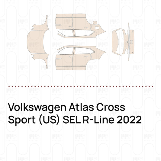 Pre-Cut PPF Volkswagen Atlas Cross Sport (US) SEL R-Line 2022