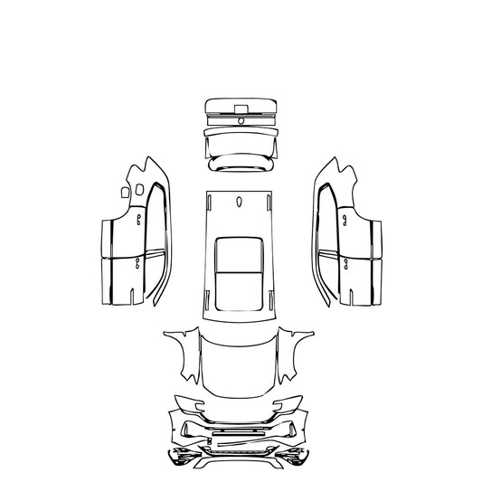 Pre-Cut PPF Volkswagen Atlas (US) SEL Premium R-Line 2025 - PPF-Kits