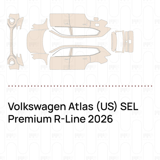 Pre-Cut PPF Volkswagen Atlas (US) SEL Premium R-Line 2026