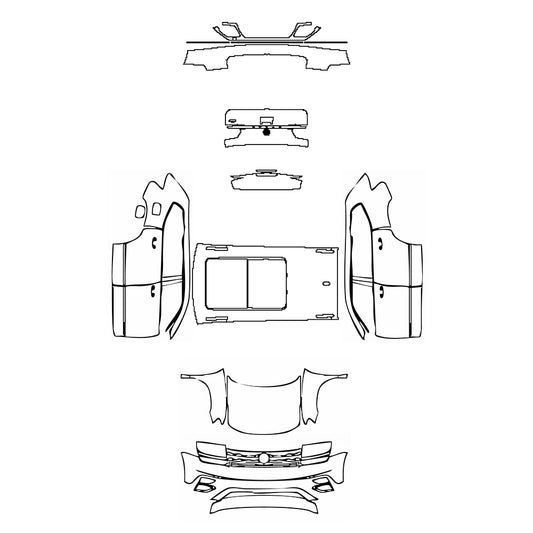 Pre-Cut PPF Volkswagen Atlas (US) SE 2020 - PPF-Kits