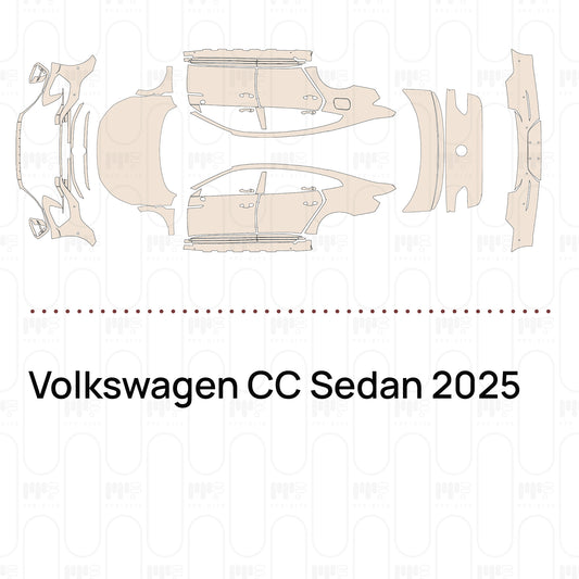 Pre-Cut PPF Volkswagen CC Sedan 2025