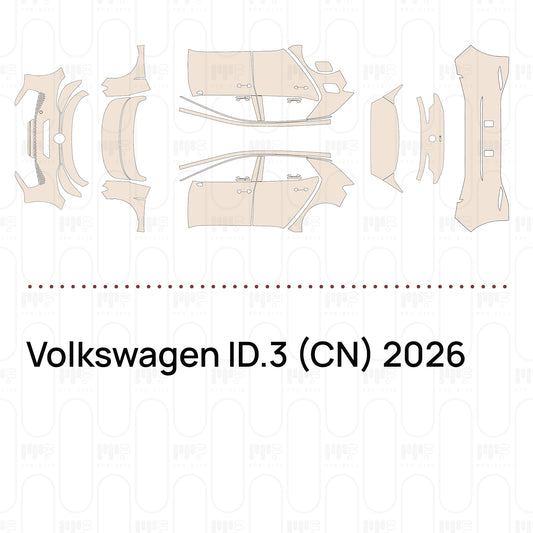 Pre-Cut PPF Volkswagen ID.3 (CN) 2026