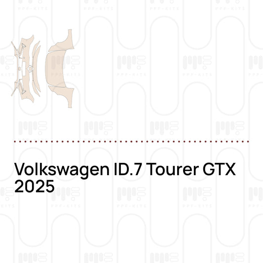 Forskåret PPF-lakbeskyttelsesfilm Volkswagen ID.7 Tourer GTX 2025
