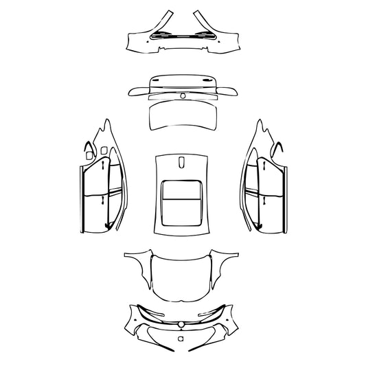 Pre-Cut PPF Volkswagen Passat Pro (CN) Base 2024 - PPF-Kits