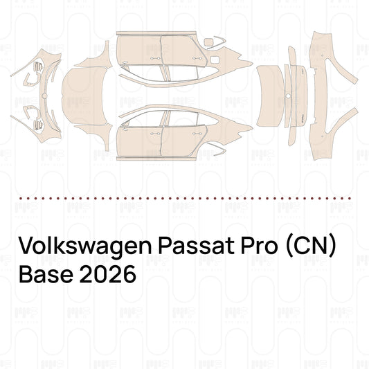 Pre-Cut PPF Volkswagen Passat Pro (CN) Base 2026
