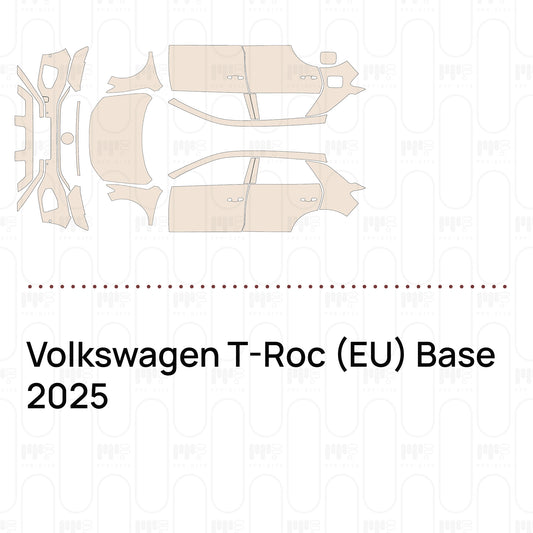 Pre-Cut PPF Volkswagen T-Roc (EU) Base 2025