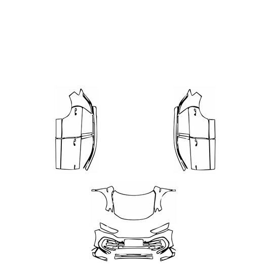Pre-Cut PPF Volkswagen T-Roc (EU) R 2020 - PPF-Kits