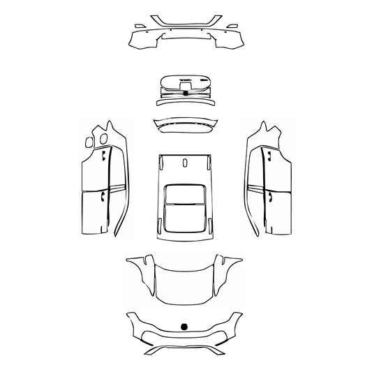 Pre-Cut PPF Volkswagen Tacqua Base 2023 - PPF-Kits