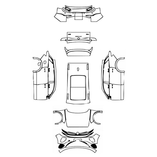 Pre-Cut PPF Volkswagen Tavendor Base 2024 - PPF-Kits