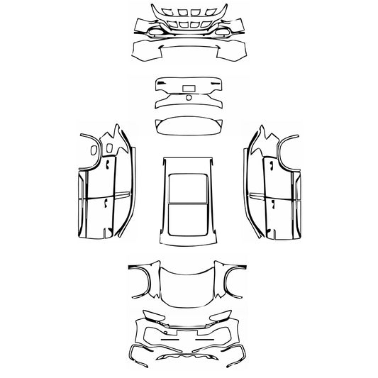 Pre-Cut PPF Volkswagen Tayron R-line 2021 - PPF-Kits