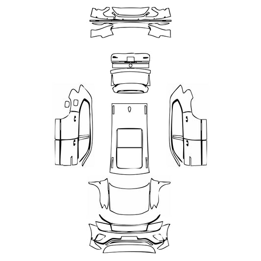 Pre-Cut PPF Volkswagen Teramont 2021 - PPF-Kits