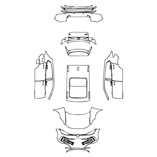 Pre-Cut PPF Volkswagen Tharu 2025 - PPF-Kits