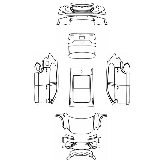 Pre-Cut PPF Volkswagen Tharu Luxury 2020 - PPF-Kits
