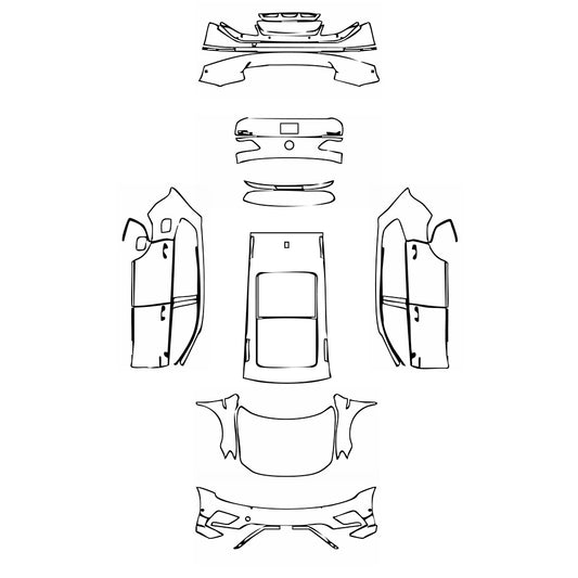 Pre-Cut PPF Volkswagen Tiguan L Base 2021 - PPF-Kits