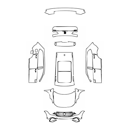 Pre-Cut PPF Volkswagen Tiguan L Base 2022 - PPF-Kits