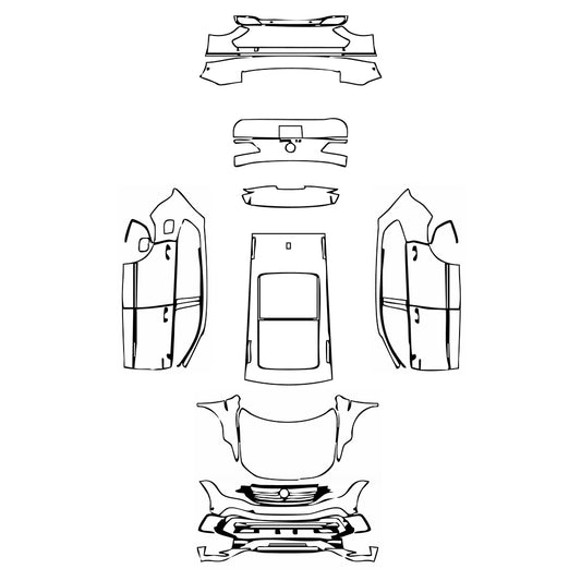 Pre-Cut PPF Volkswagen Tiguan (US) SEL R-line 2023 - PPF-Kits