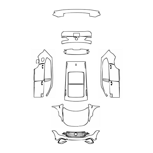 Pre-Cut PPF Volkswagen Tiguan (US) SE 2022 - PPF-Kits