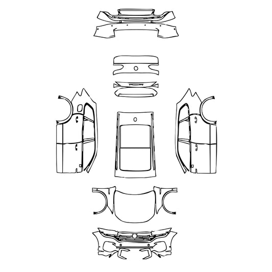 Pre-Cut PPF Volkswagen Touareg R-Line 2022 - PPF-Kits