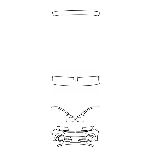 Pre-Cut PPF Volkswagen Transporter 6.1 (EU) Extended Wheelbase Panel van 2025 - PPF-Kits