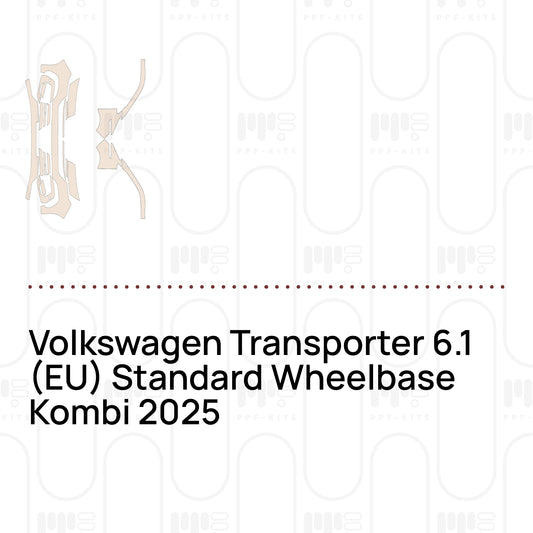 Forskåret PPF-lakbeskyttelsesfilm Volkswagen Transporter 6.1 (EU) Standard Wheelbase Kombi 2025
