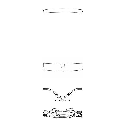 Pre-Cut PPF Volkswagen Transporter 6.1 (EU) Standard Wheelbase Leighton 2024 - PPF-Kits