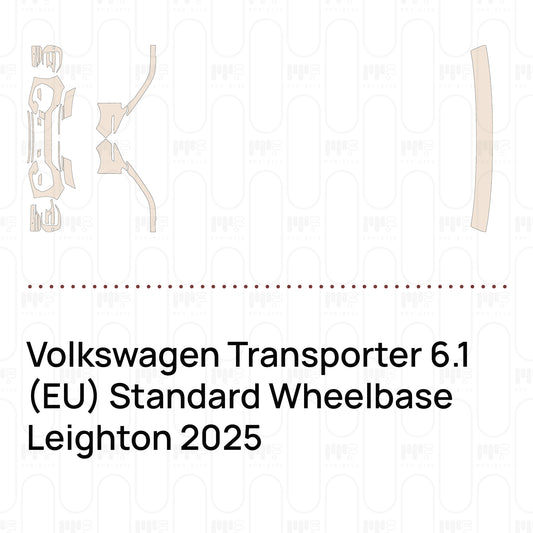 Pre-Cut PPF Volkswagen Transporter 6.1 (EU) Standard Wheelbase Leighton 2025