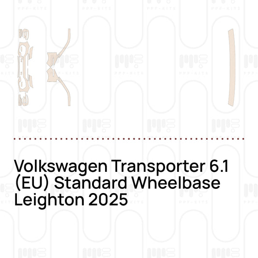 Forskåret PPF-lakbeskyttelsesfilm Volkswagen Transporter 6.1 (EU) Standard Wheelbase Leighton 2025