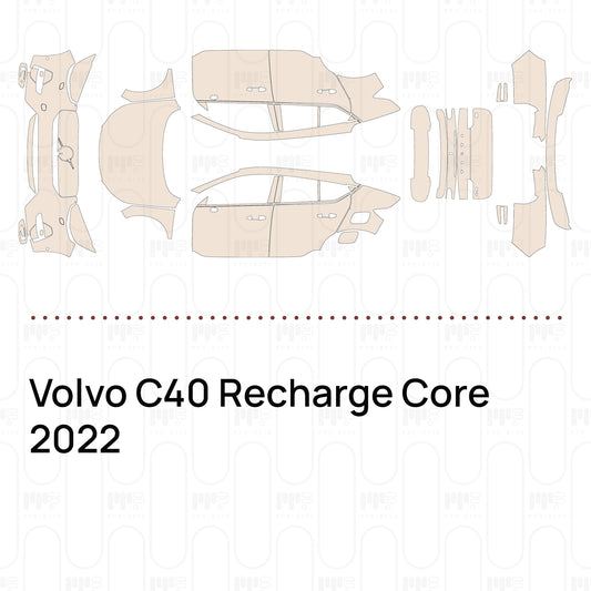 Pre-Cut PPF Volvo C40 Recharge Core 2022