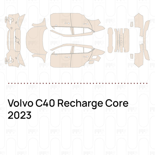 Pre-Cut PPF Volvo C40 Recharge Core 2023