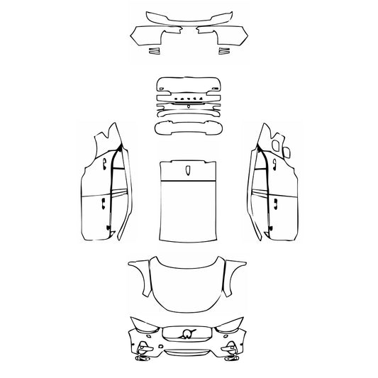 Pre-Cut PPF Volvo C40 Recharge Core 2025 - PPF-Kits